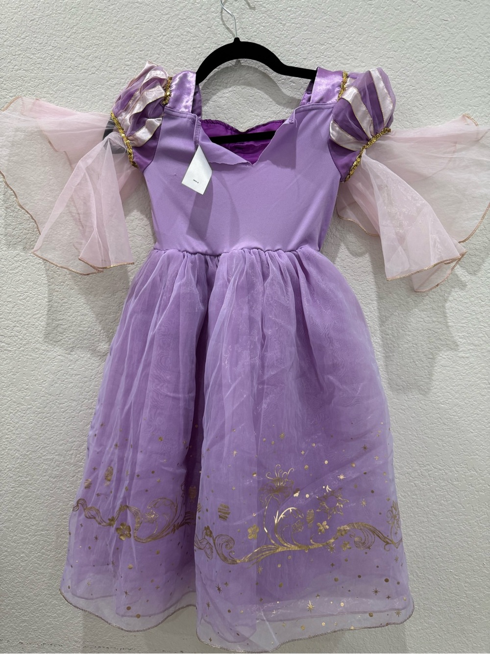 Disney Parks Tangled Rapunzel Princess Costume Dress Girls 5/6 Purple Halloween - Picture 6 of 9